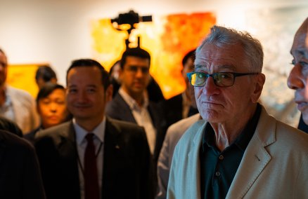 Photo: Robert De Niro at Empire Tower / Tyler Roney