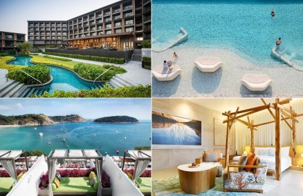 Clockwise: Marriott Hua Hin, Veranda Pattaya, The Nai Harn, So Sofitel Hua Hin